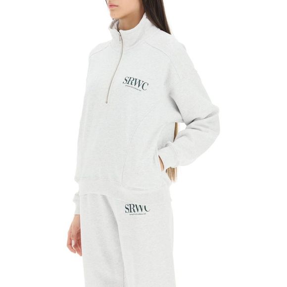 SPORTY & RICH Sporty rich upper east side quarter zip sweatshirt - Picture 4 of 4